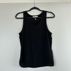 Maje Sleeveless Tank Top Silk Black